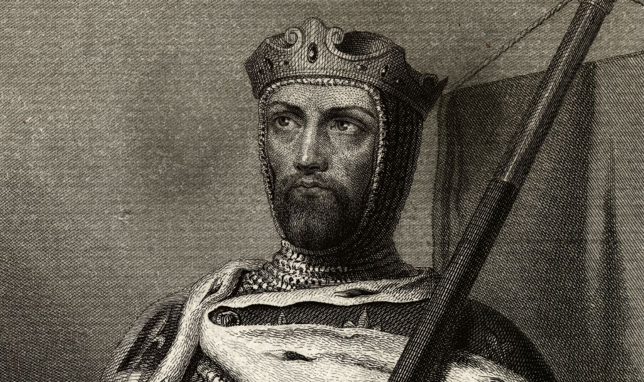 Portrait of King of France Louis VII