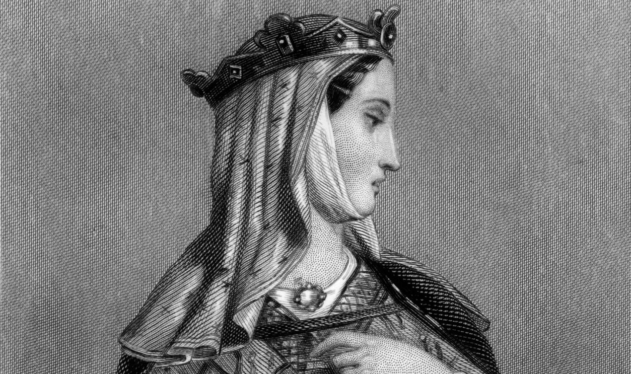 Circa 1547, Eleanor of Aquitaine (1122-1204) wife of Louis VII of France. Their marriage was later annulled and Eleanor married Henry Plantagenet of Anjou (Henry II of England) in 1152, starting 400 years of strife between England and France. She was mother of King 
