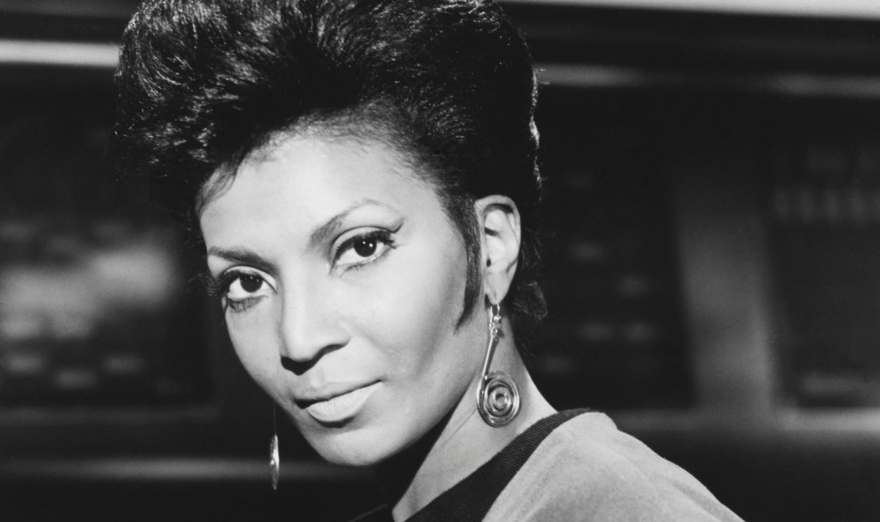 526814176-Actress Nichelle Nichols in Star Trek Uniform