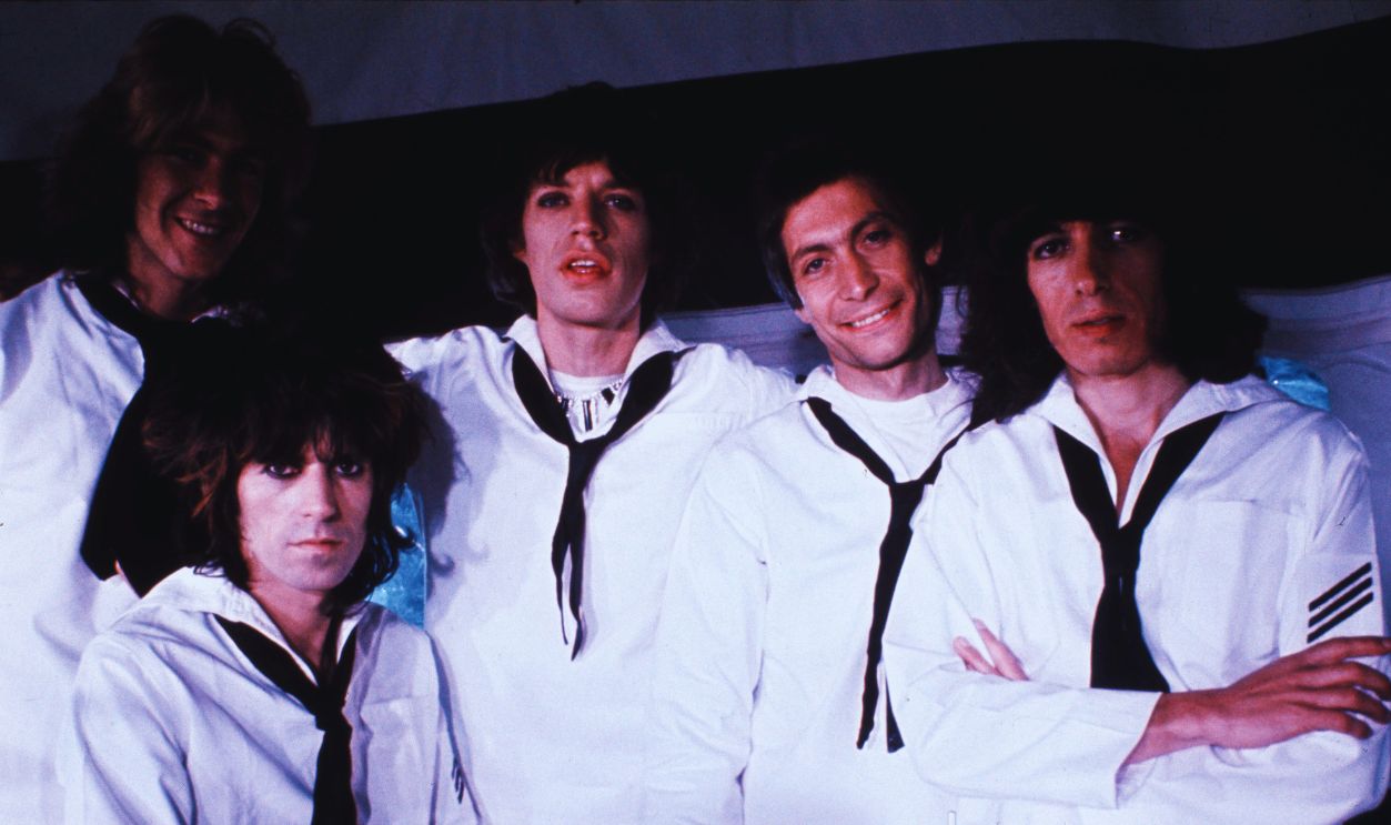 Gettyimages - 109775693, Rolling Stones Video Shoot The Rolling Stones pose during the production of their music video for 'It's Only Rock n' Roll (But I Like It)' in June 1974 in London, England. Left to right are guitarist Mick Taylor, Keith Richards, singer Mick Jagger, drummer Charlie Watts and bassist Bill Wyman.