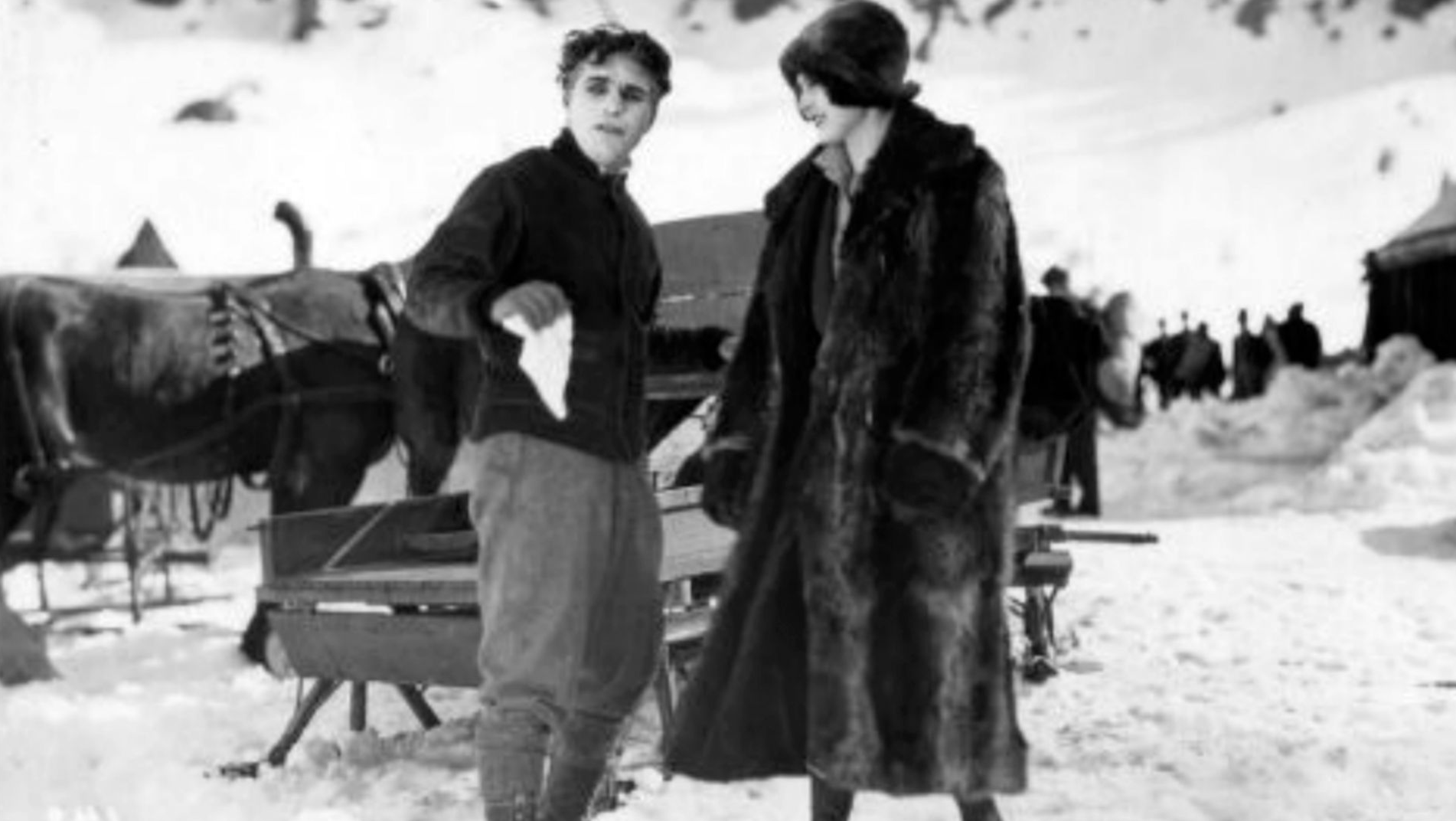 File:Charlie Chaplin and Lita Grey on the set of The Gold Rush.jpg