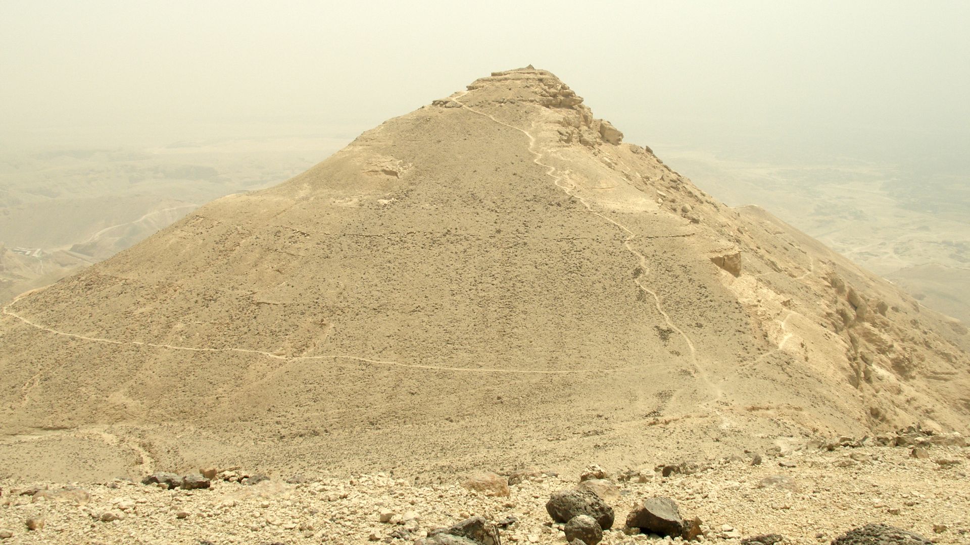 File:Thebes, Egypt, Al Qurn peak.jpg