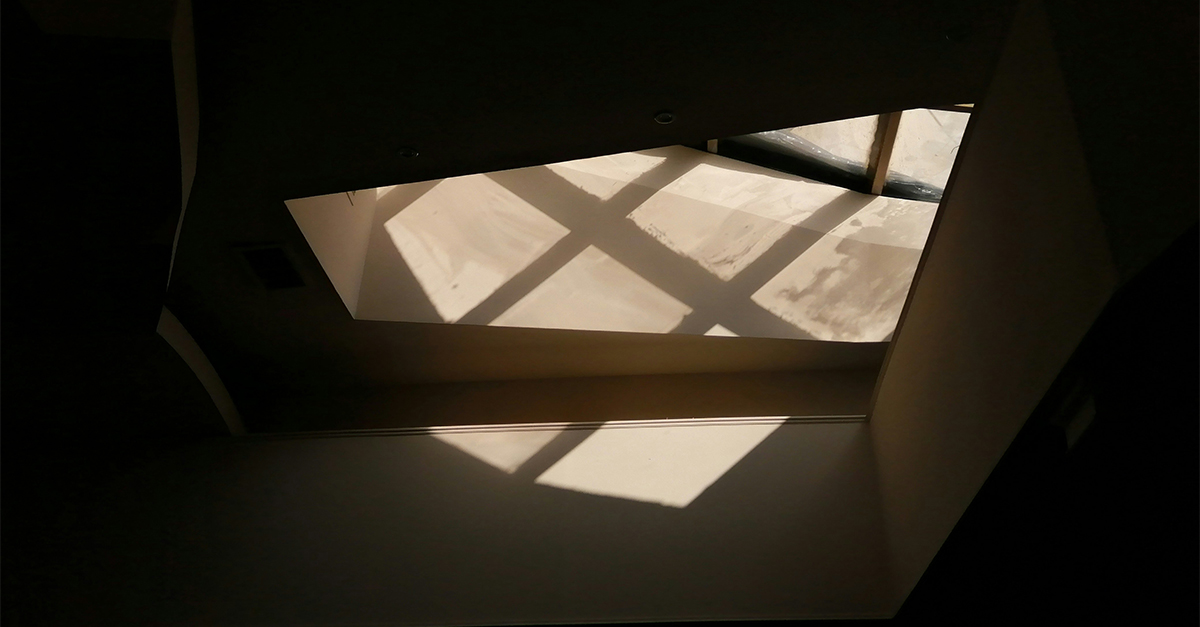 What can fill a room but take up no space?