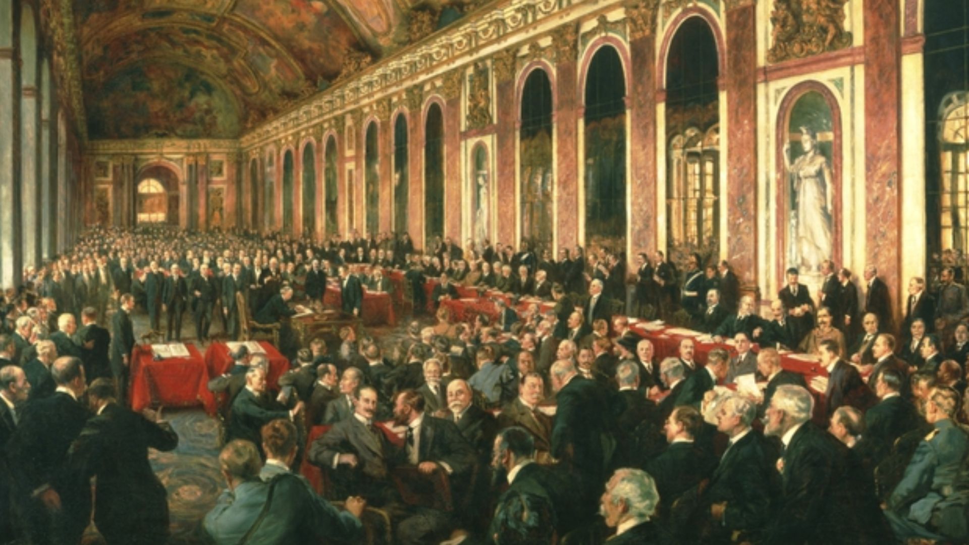 File:The signing of the treaty of peace at Versailles, 28 June 1919.png