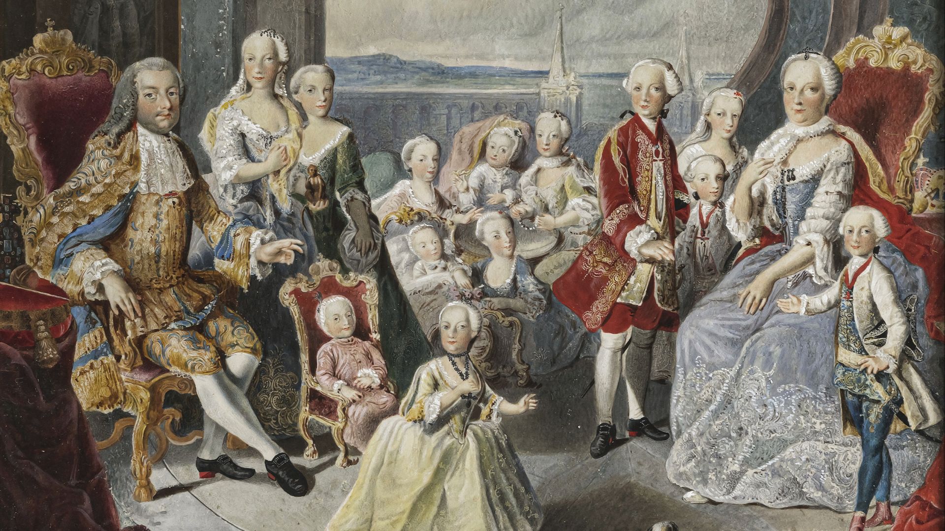 File:Jakob Matthias Schmutzer nach Meytens Kaiserliche Familie.jpg