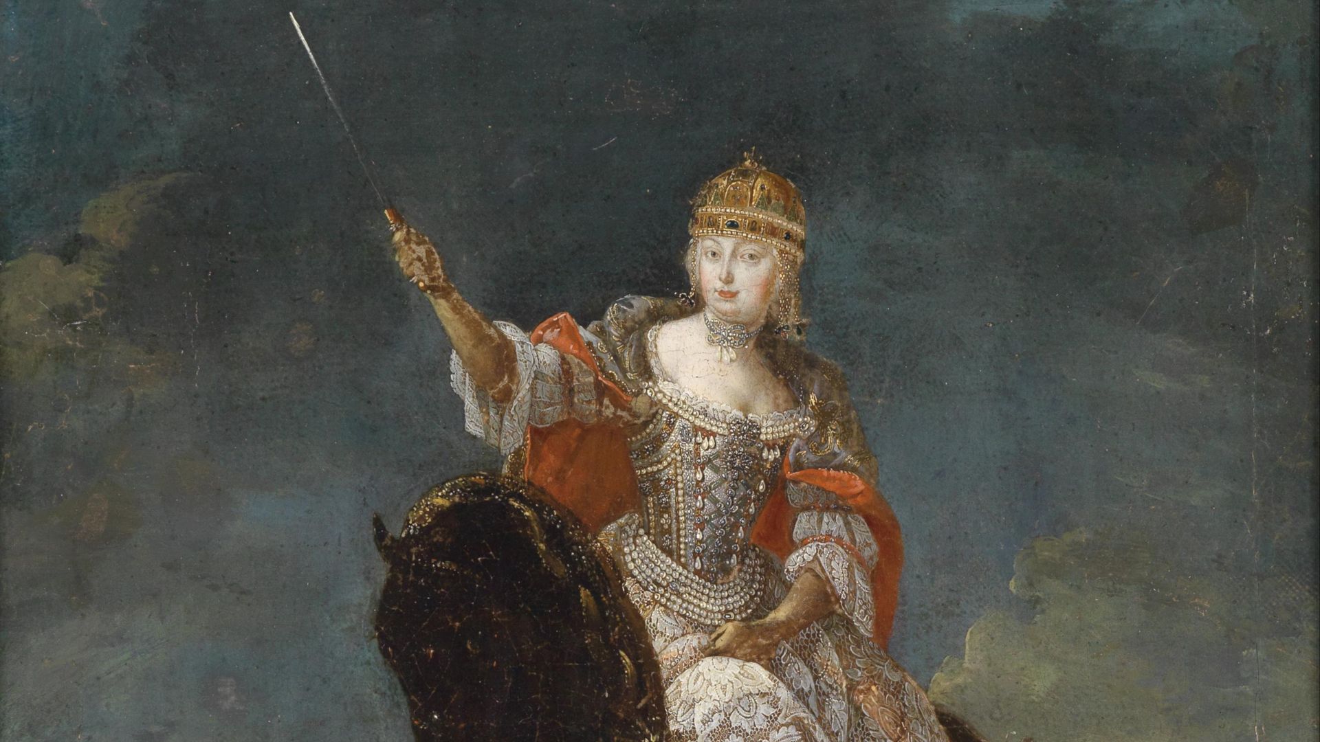File:Maria Theresia als Königin von Ungarn zu Pferde.jpg