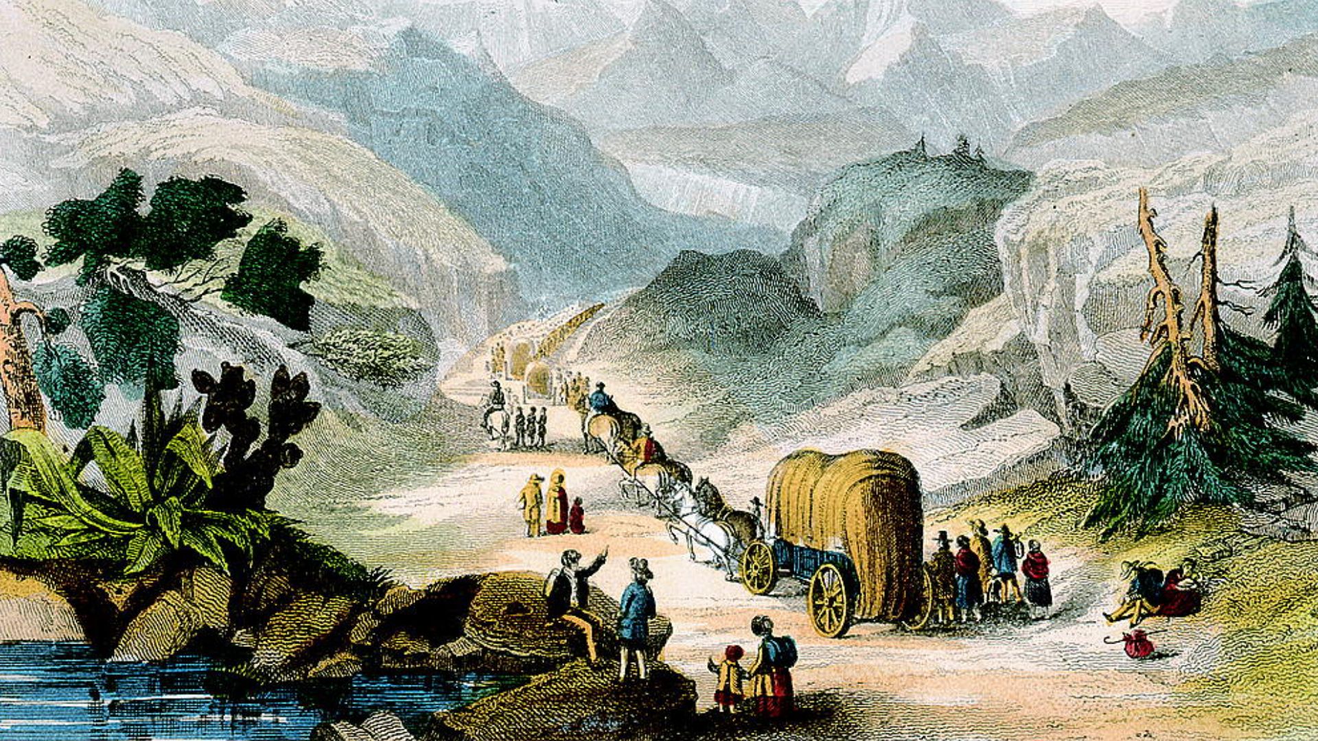 File:Emigrant party on the road to California LCCN2002716775.jpg