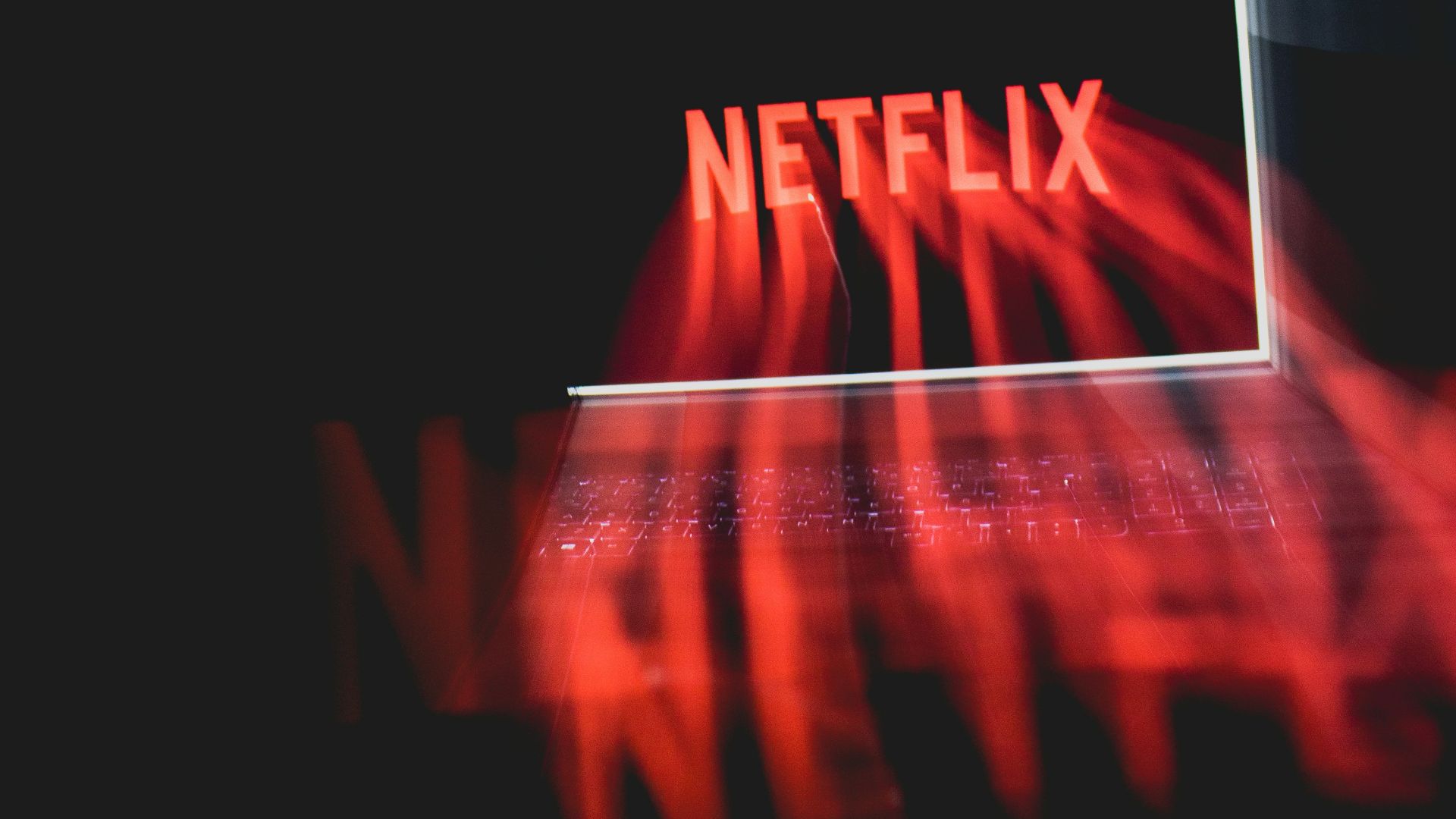 red light on white background