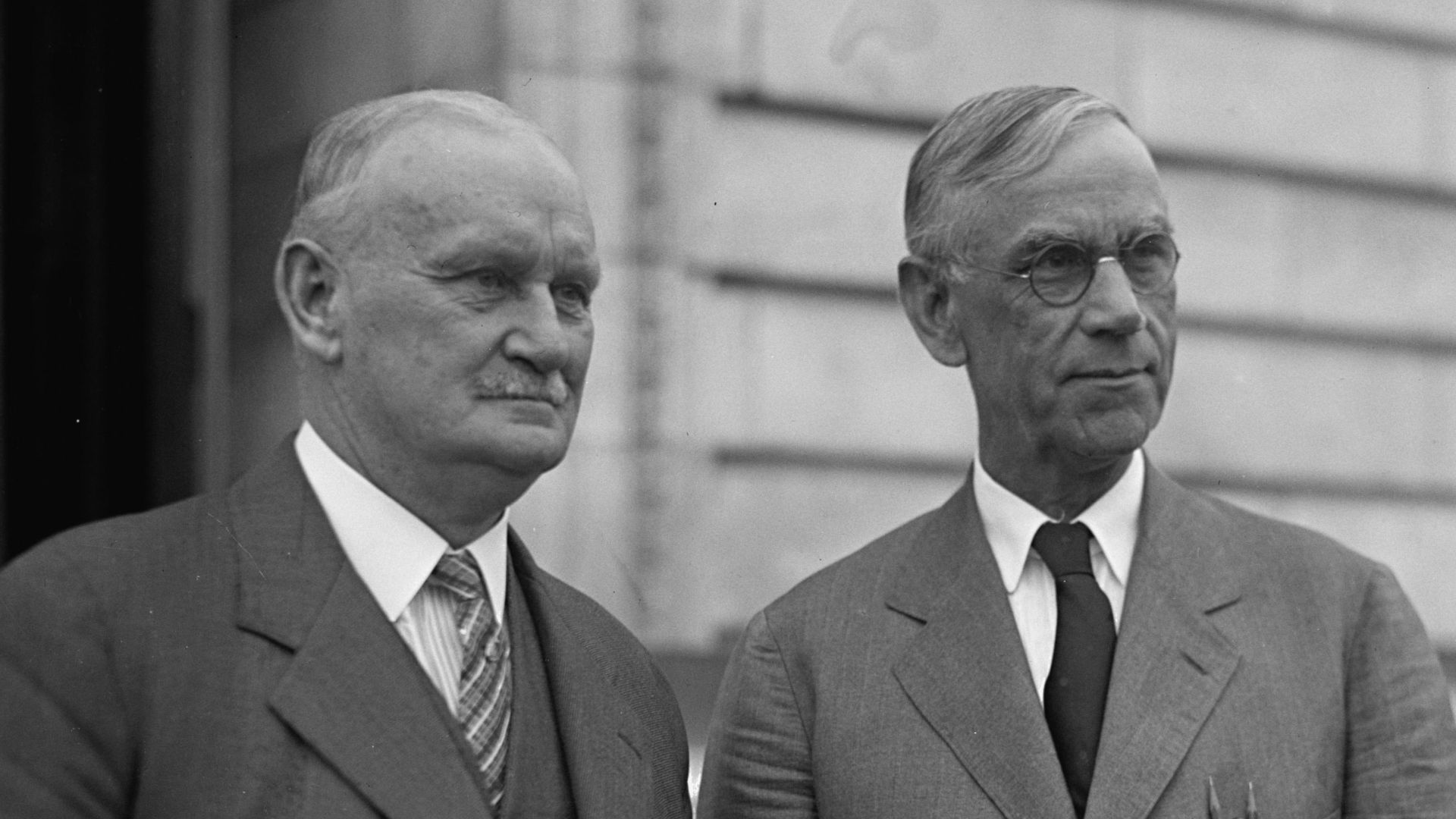 File:Smoot and Hawley standing together, April 11, 1929.jpg
