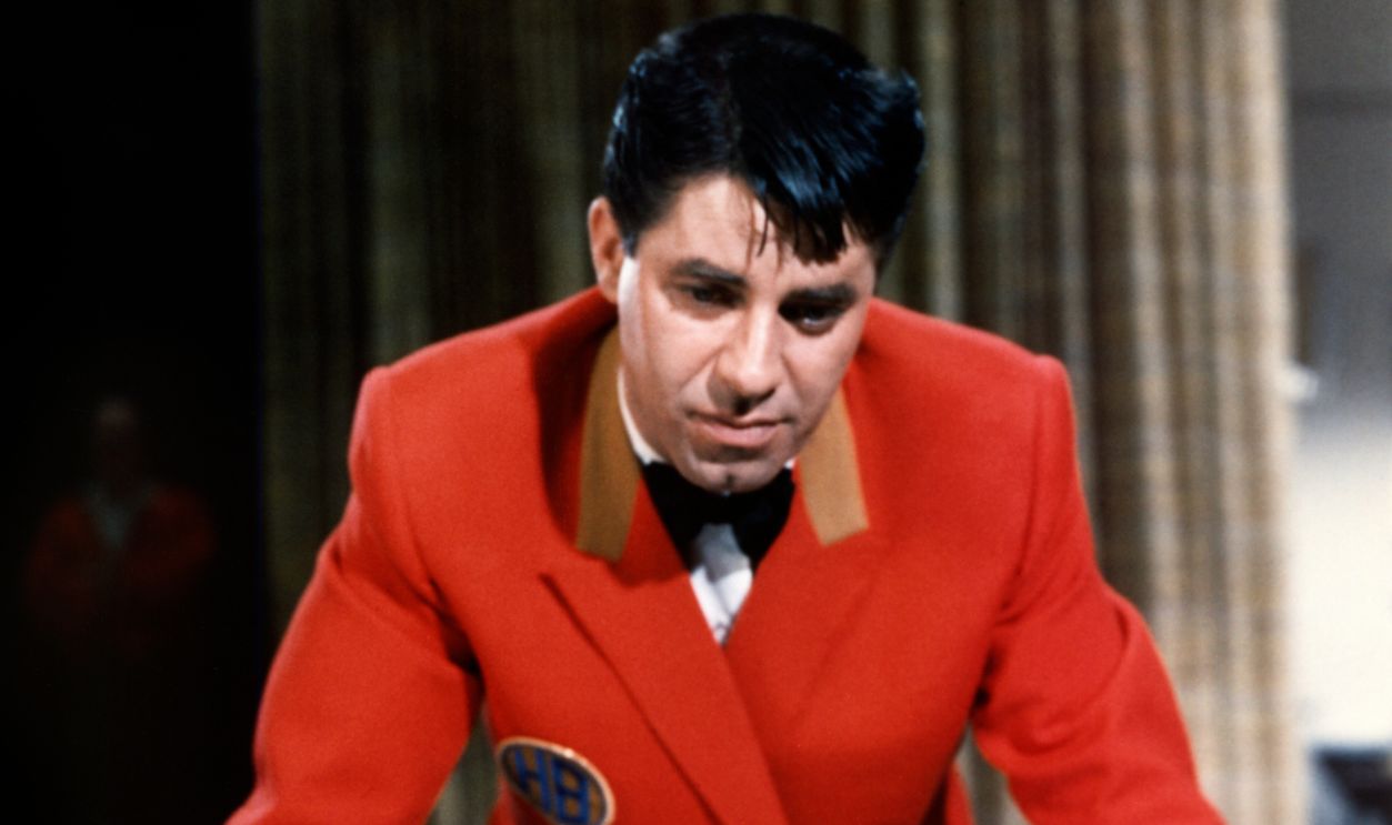 Jerry Lewis in the film The Bellboy.