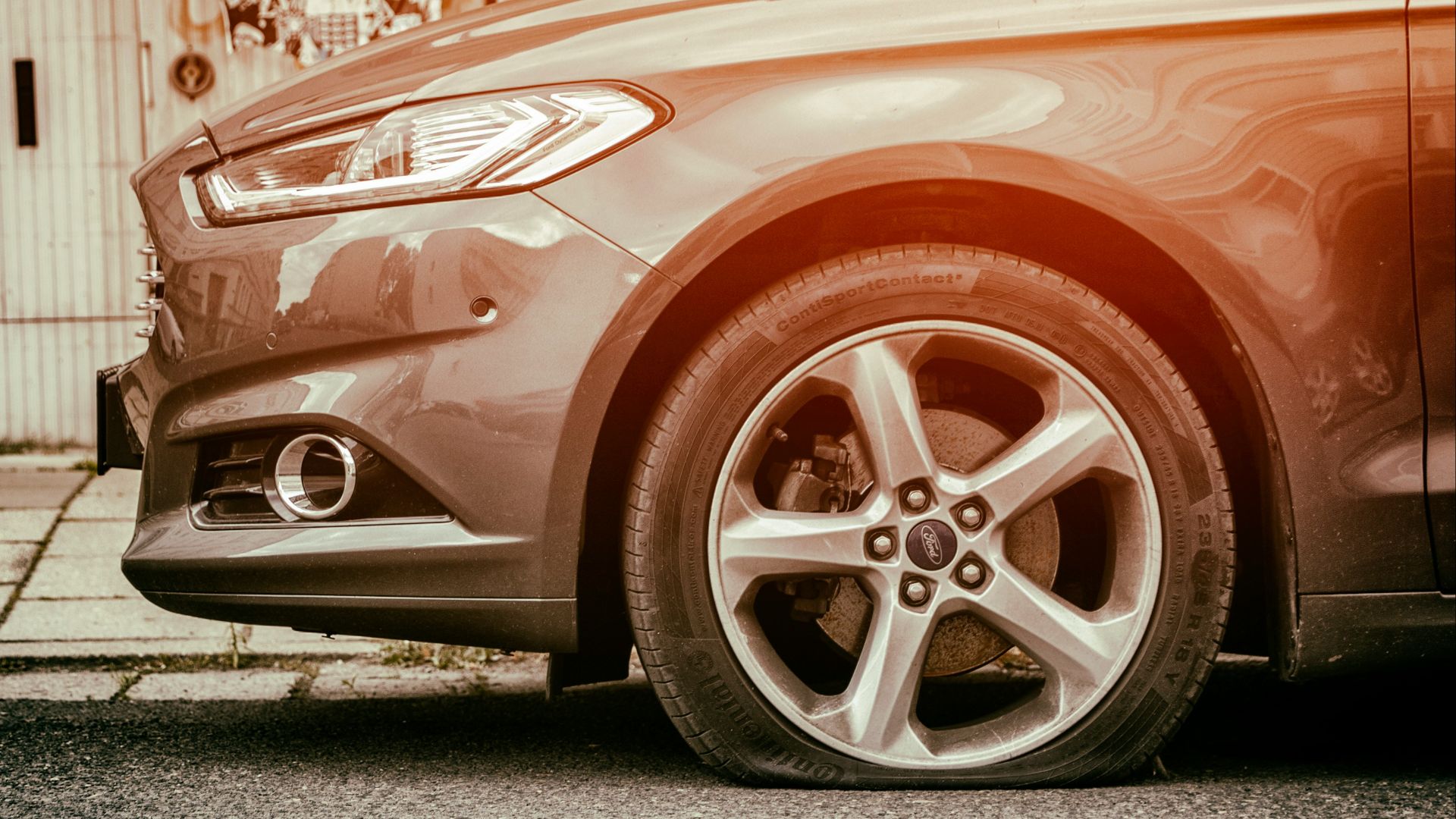 red mercedes benz c class