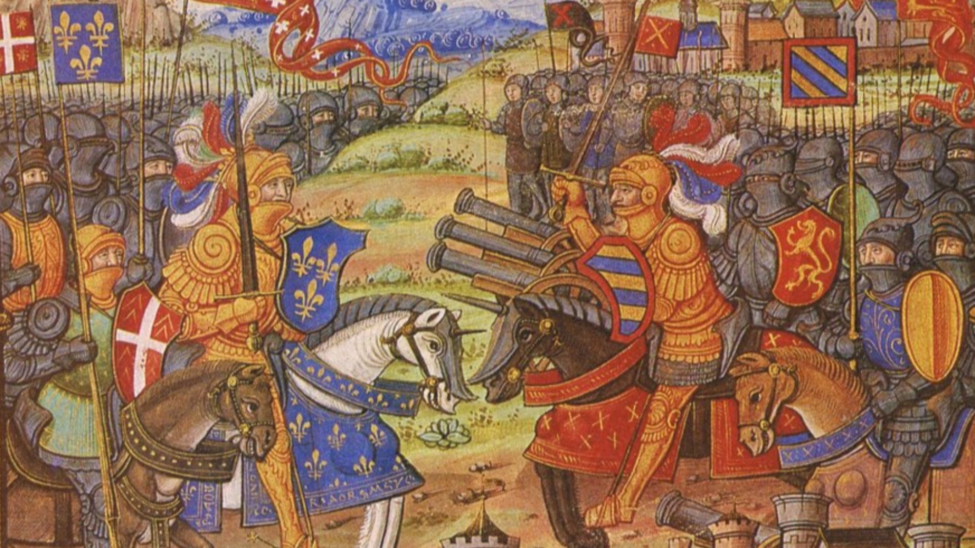 File:Bataille de Montlhéry (Mémoires de Philippe de Commines, Ms18).jpg