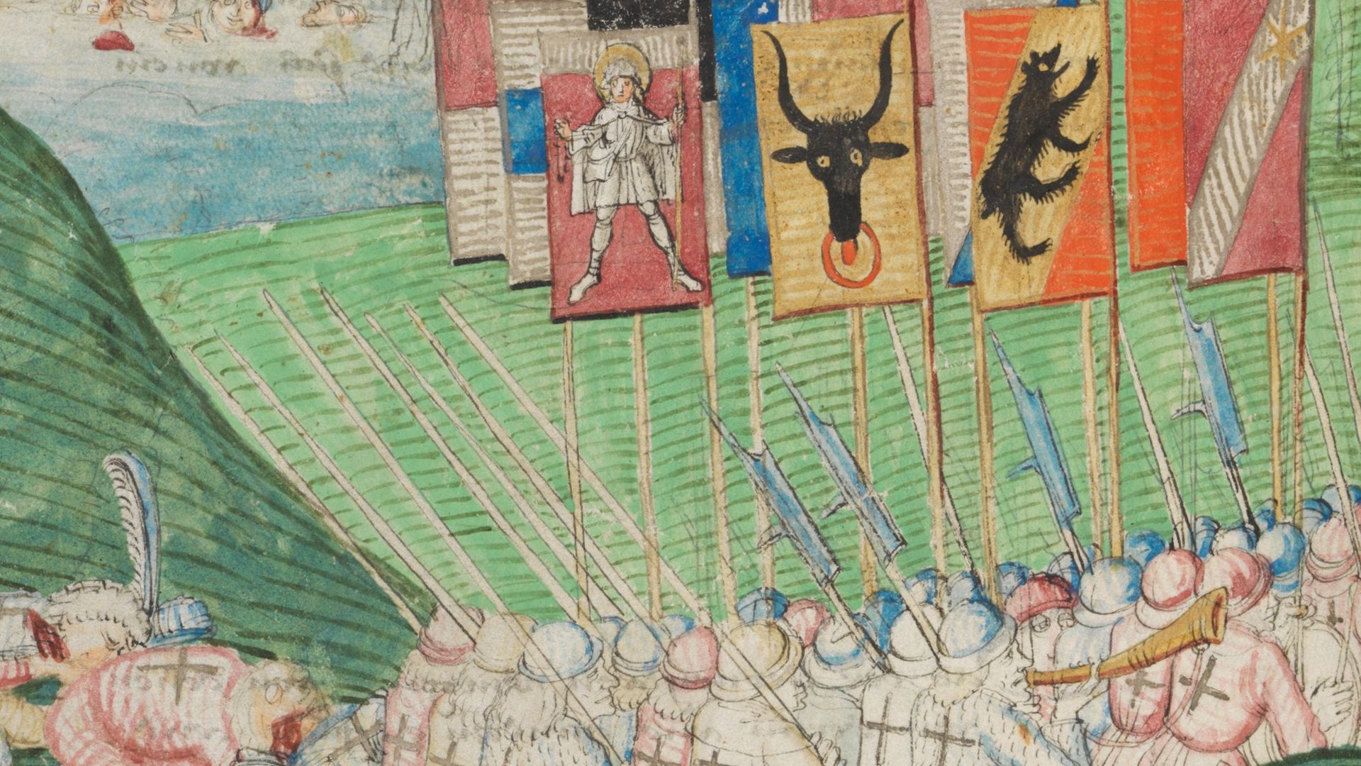File:Diebold Schilling, Battle of Morat (2), 1476.jpg