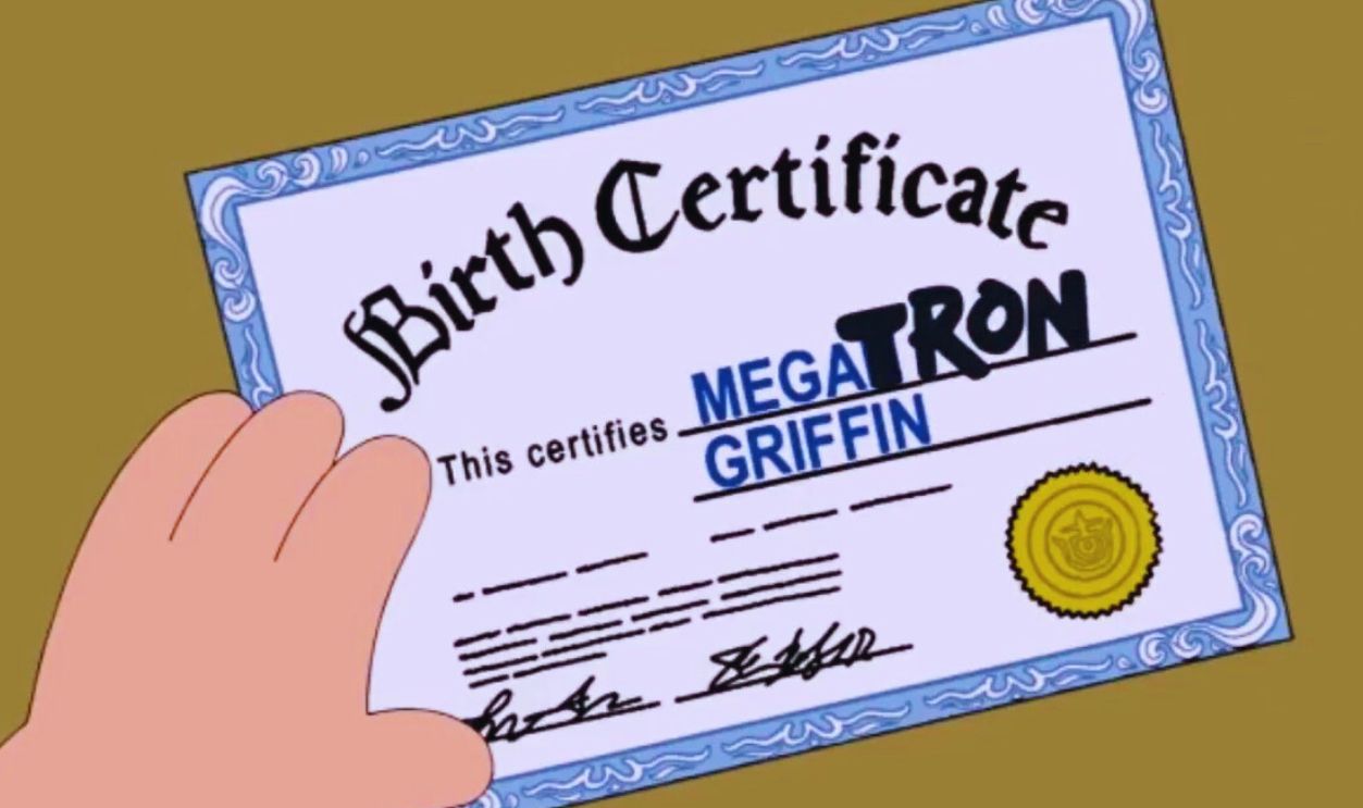 Screenshot from Family Guy (1999–present)