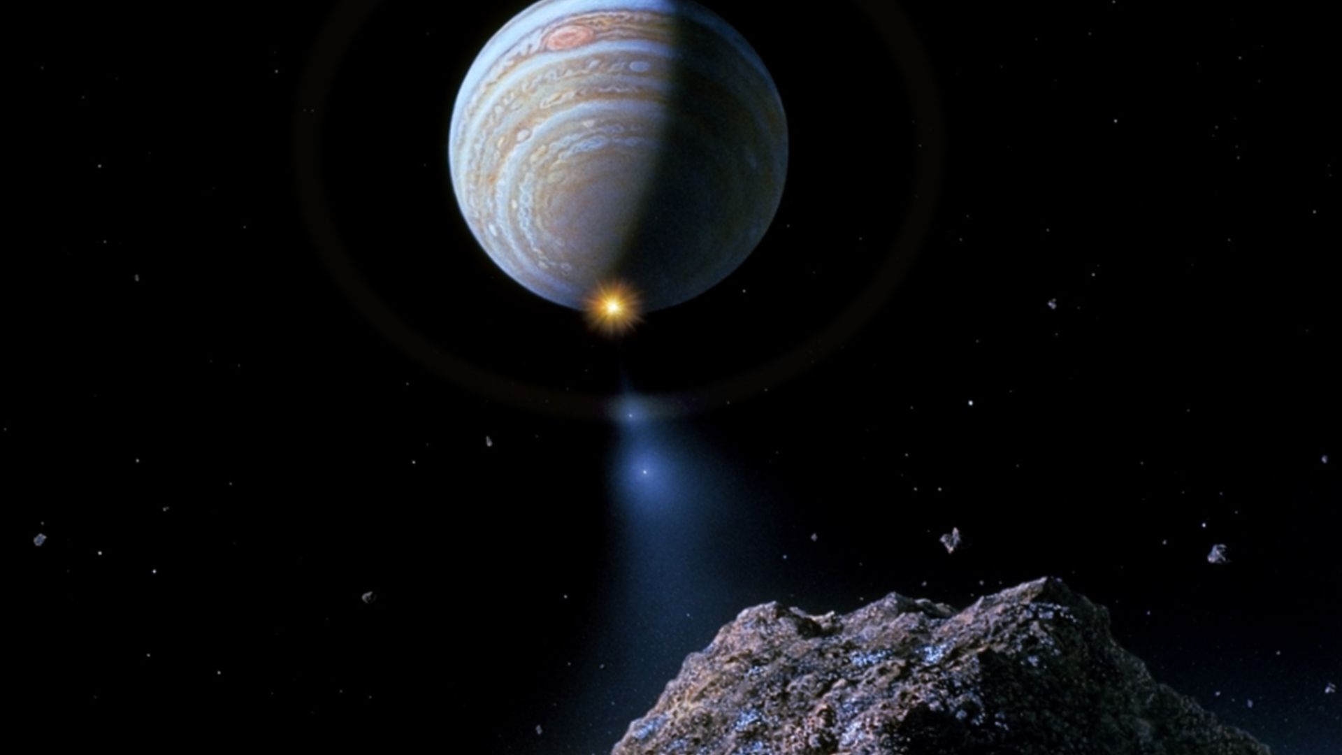 File:Comet Shoemaker-Levy 9 approaching Jupiter.jpg