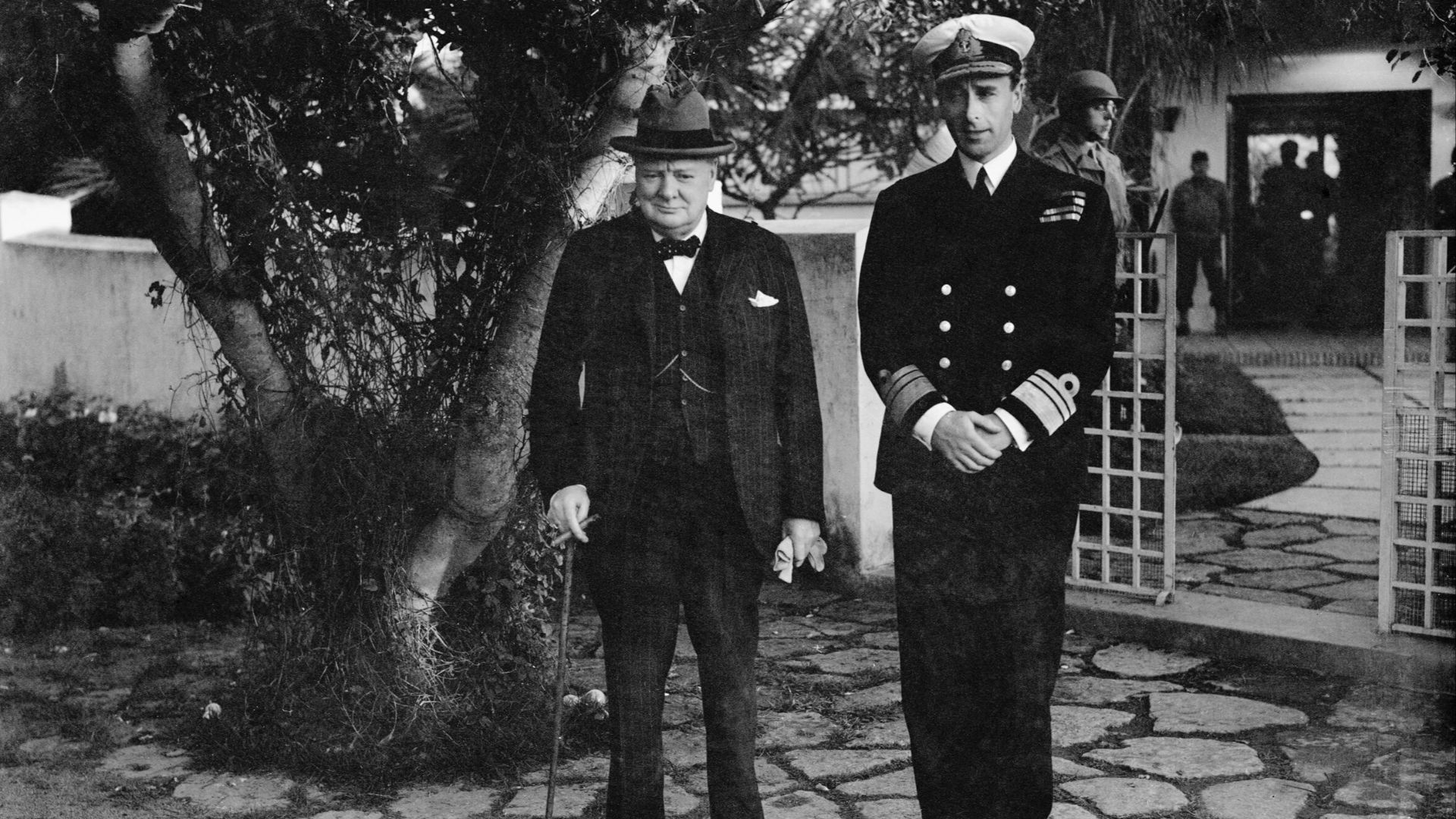 File:President Roosevelt and Prime Minister Churchill at the Allied Conference in Casablanca, January 1943 A14107.jpg