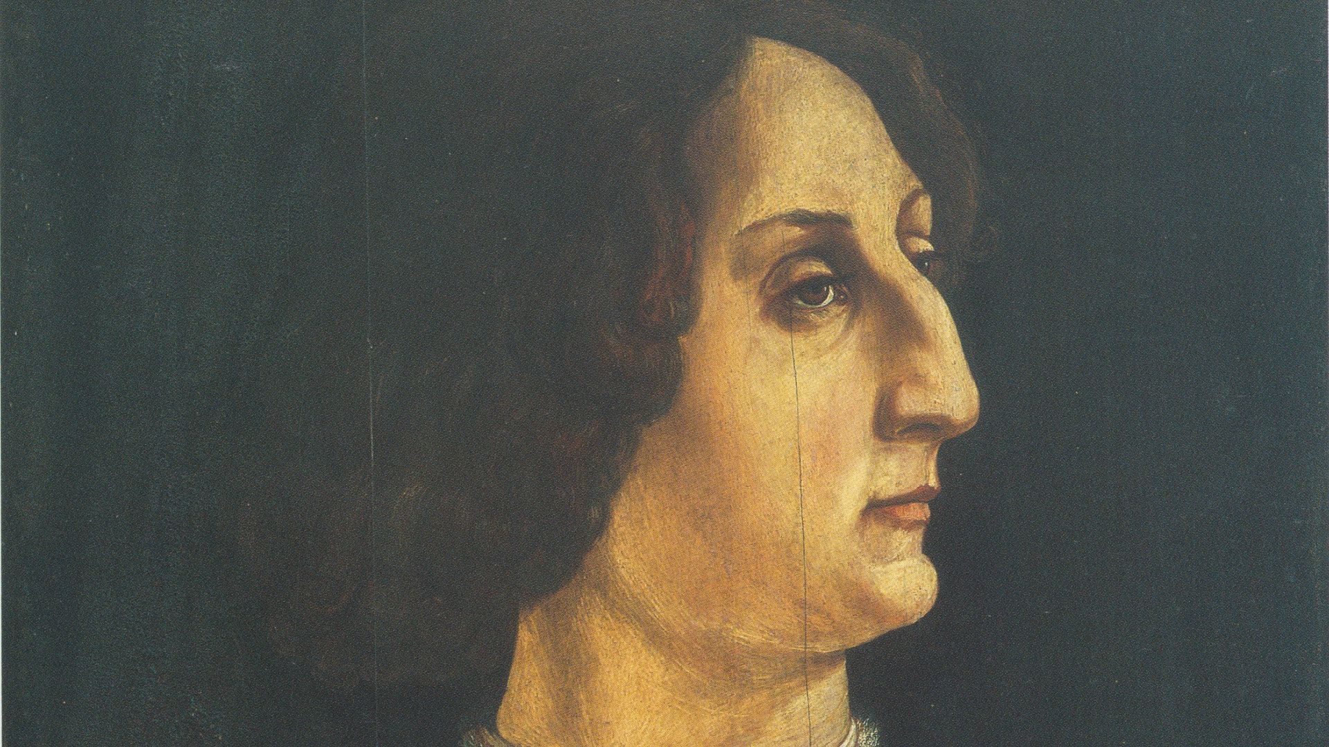 File:Piero Pollaiuolo - Portrait of Galeazzo Maria Sforza - Uffizi 2.jpg