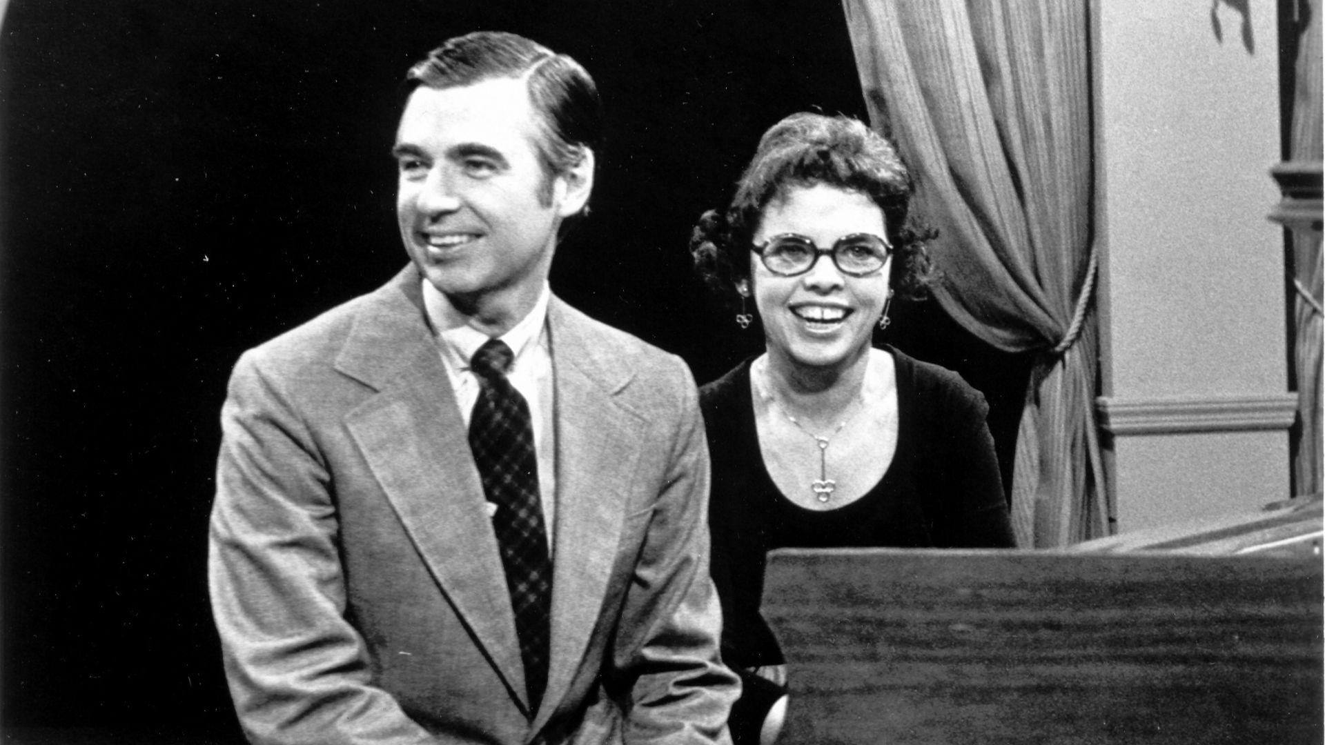 File:Fred and Joanne Rogers Sitting at Piano.jpg