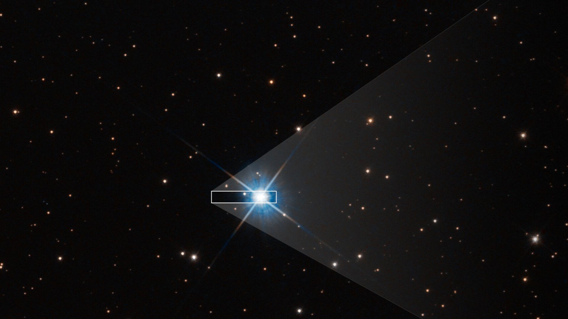 File:Hubble Uses Microlensing To Measure the Mass of a White Dwarf (Clean) (heic2301e).jpg