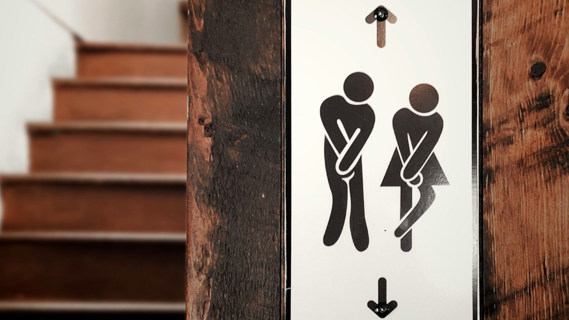 white and black signage