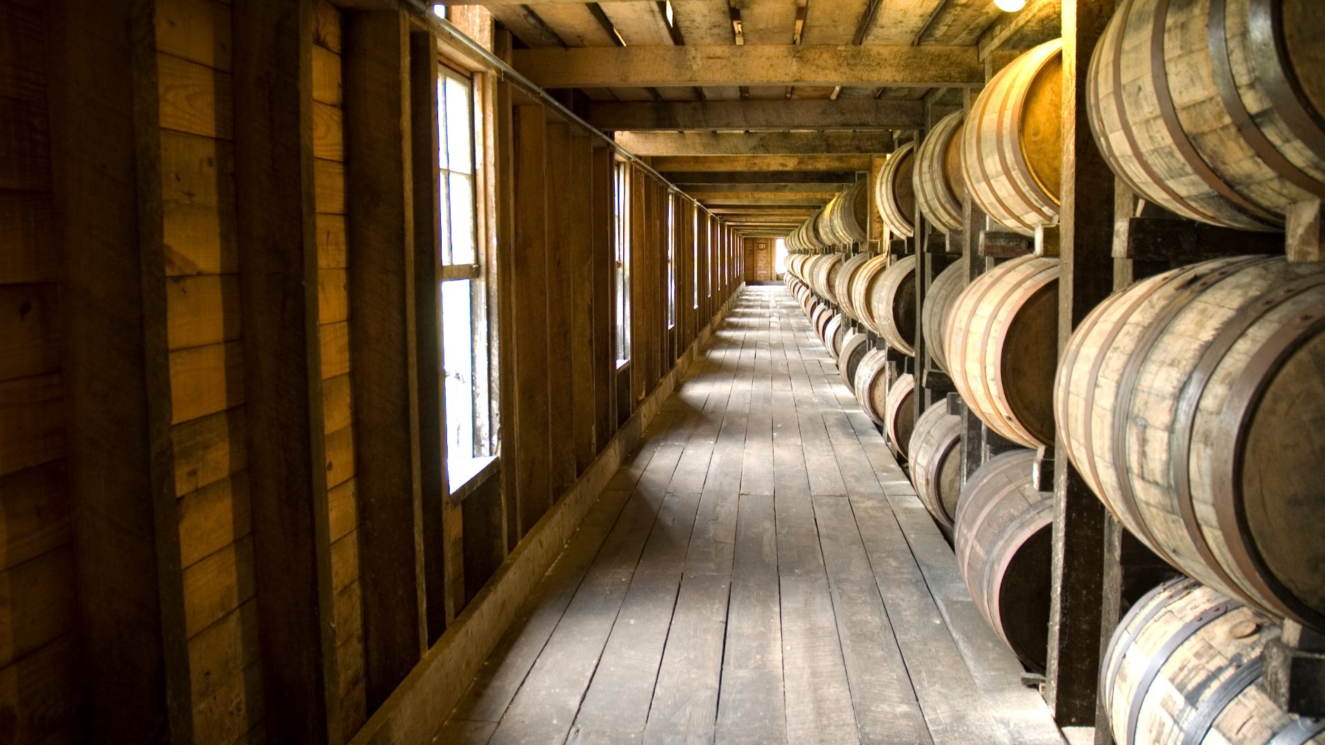 File:Lincoln Heritage Scenic Highway - Bourbon Barrels in a Local Warehouse - NARA - 7720083.jpg