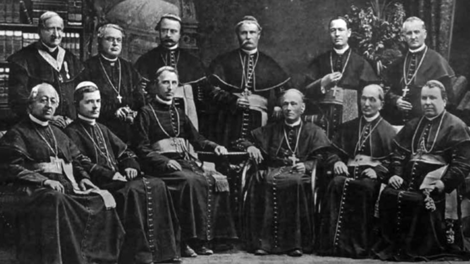 File:Catholic clergy during the ceremony of the consecration of the Sarajevo cathedral.png
