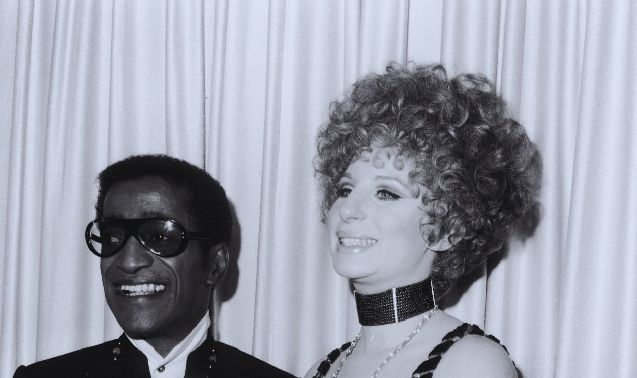 Gettyimages - 2815254, Sammy Davis Jr. & Barbra Streisand At Oscars American singer and actor Sammy Davis Jr. (1925 - 1990) poses with Barbra Streisand, holding the Oscar for Best Song, at the Academy Awards ceremony, Santa Monica Civic Auditorium, Santa Monica, California, April 10, 1968. Davis accepted the Oscar on behalf of Leslie Bricusse, who received the award for the song 'Talk to The Animals' from the film, 'Doctor Dolittle.' 