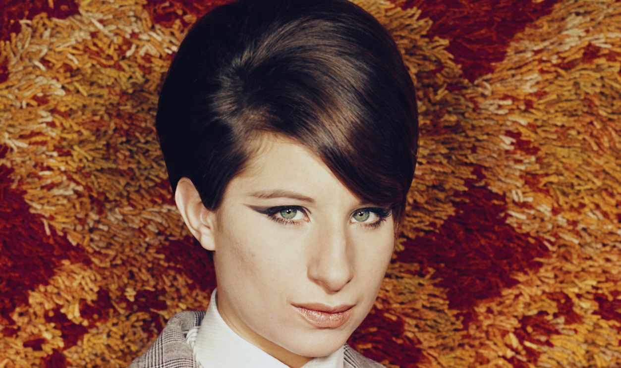 Gettyimages - 1435824498, Barbra Streisand Barbra Streisand striking 1960's portrait wearing suit and tie. 