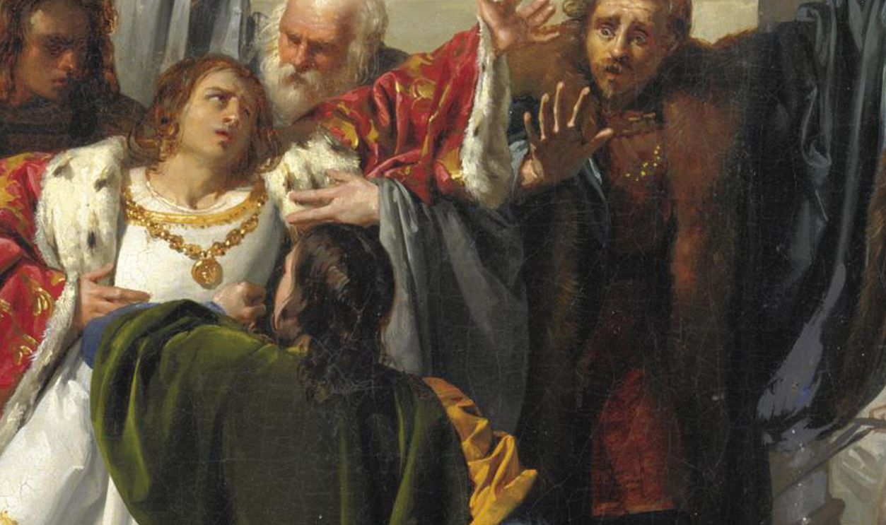 The Pazzi conspiracy. Private Collection. Artist : Ussi, Stefano (1822-1901).