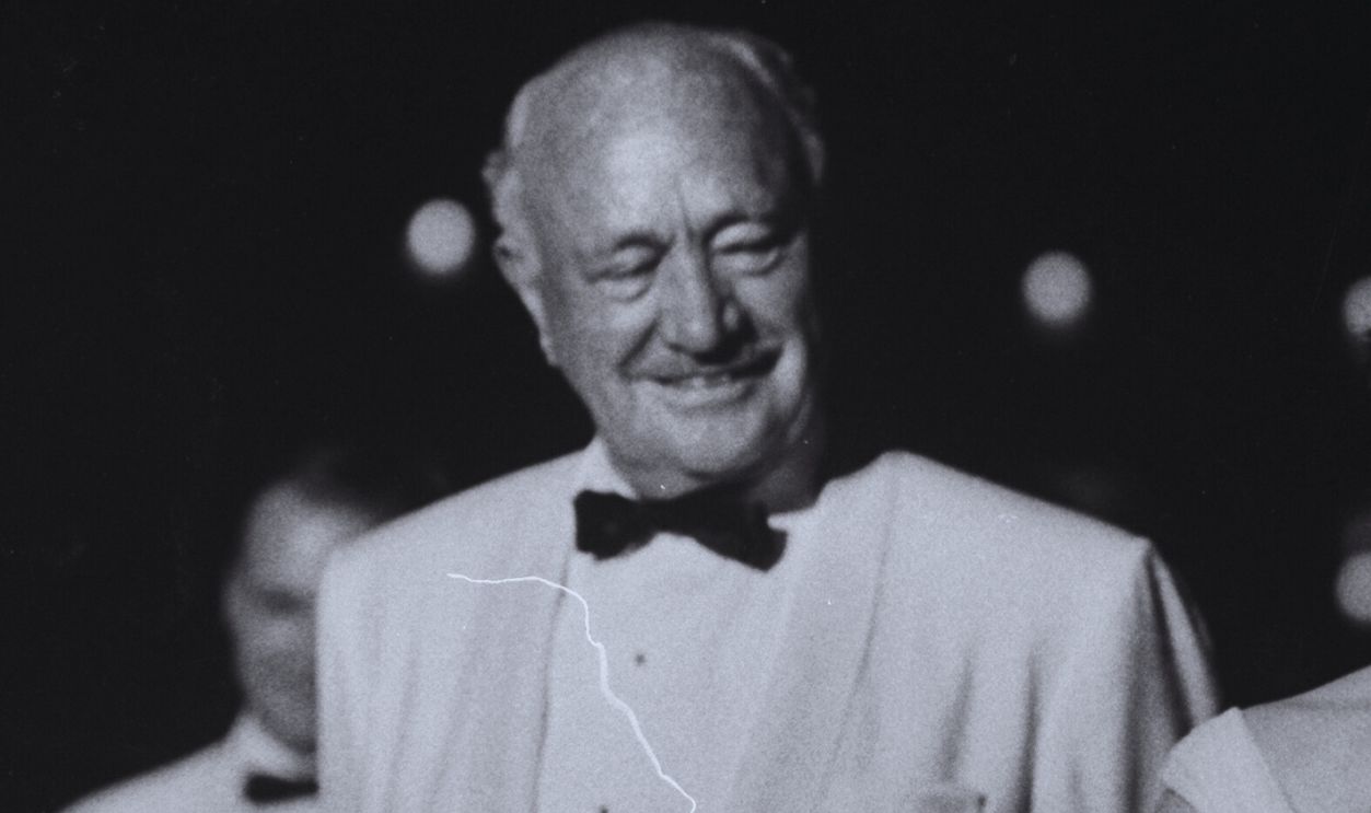 Gettyimages - 50561760, Conrad N. Hilton;Jeanne Crain Hotelier Conrad N. Hilton Sr. (L) with Actress Jeanne Crain during Atlante Hilton Inn opening.