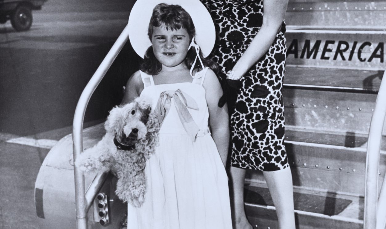 Gettyimages - 515383480, Francesca Hilton Actress Zsa Zsa Gabor and her daughter Francesca, 5 1/2, are pictured at LaGuardia Airport on arrival from Los Angeles via American Airlines. Miss Gabor will leave for Europe by plane on Thursday.
