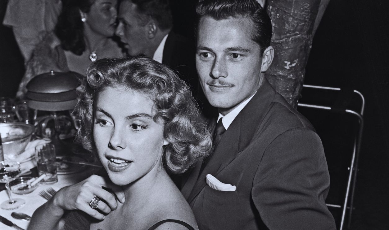 Gettyimages - 76667141, Cocoanut Grove Nightclub At The Ambassador Hotel HOLLYWOOD - DECEMBER 28, 1951: Actress (and Countess) Betsy von Furstenberg and Conrad 