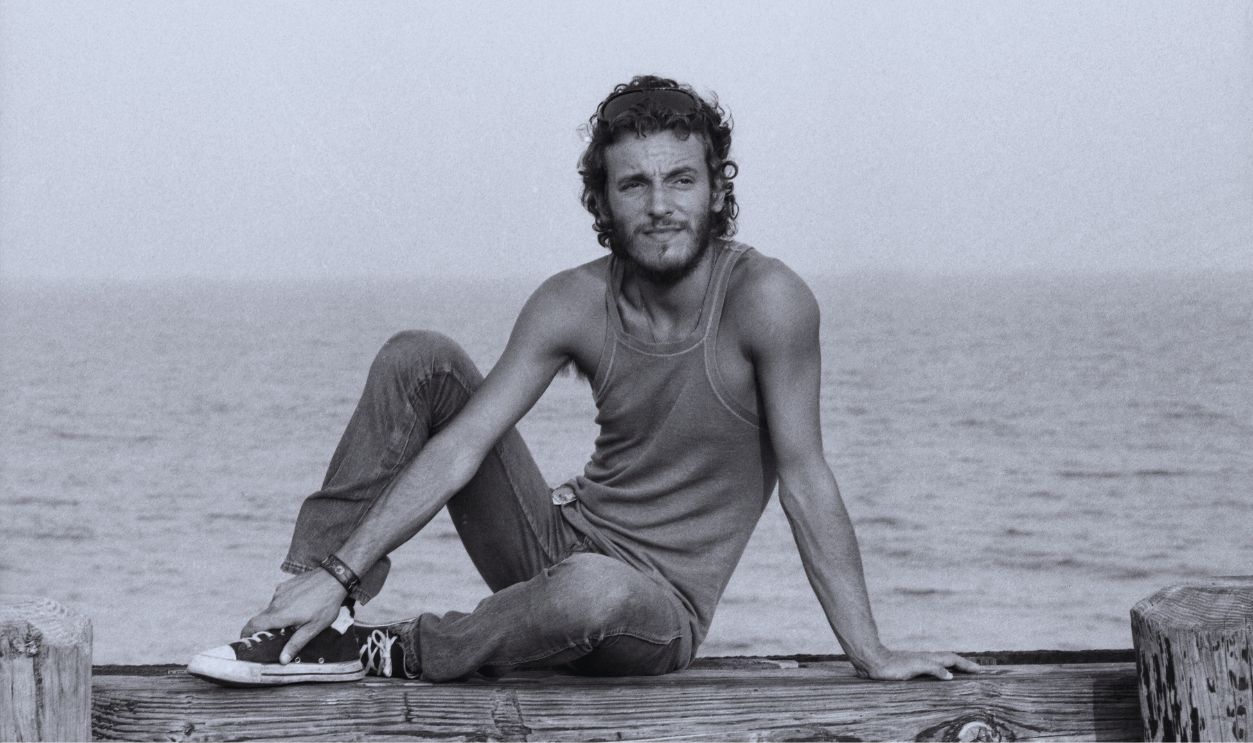 Gettyimages - 2232267182, Bruce Springsteen At The Jersey Shore In 1973 Bruce Springsteen at the Jersey Shore on August 29, 1973, posing for portraits in Long Branch, Red Bank and Asbury Park to support the release of the E Street Band's second studio album, The Wild, the Innocent & the E Street Shuffle.