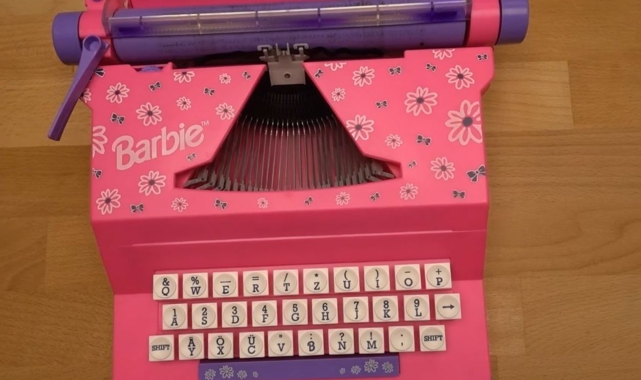 Barbie Typewriter (Mattel, 1980s)