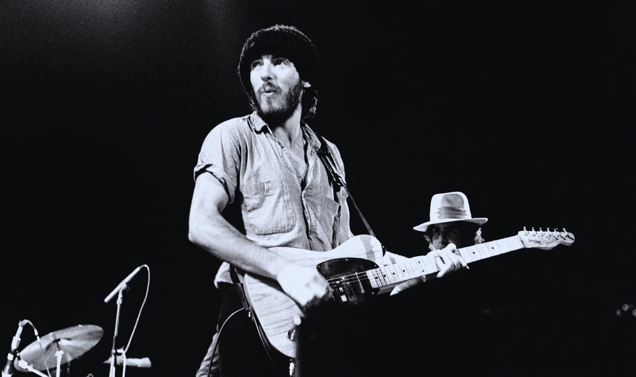 Gettyimages - 1286676824, Bruce Springsteen & The E Street Band Perform At Hammermith Odeon Bruce Springsteen performs on stage with The E Street Band at the Hammersmith Odeon, London, England, on November 18th, 1975. It was their first live concert outside of the USA.