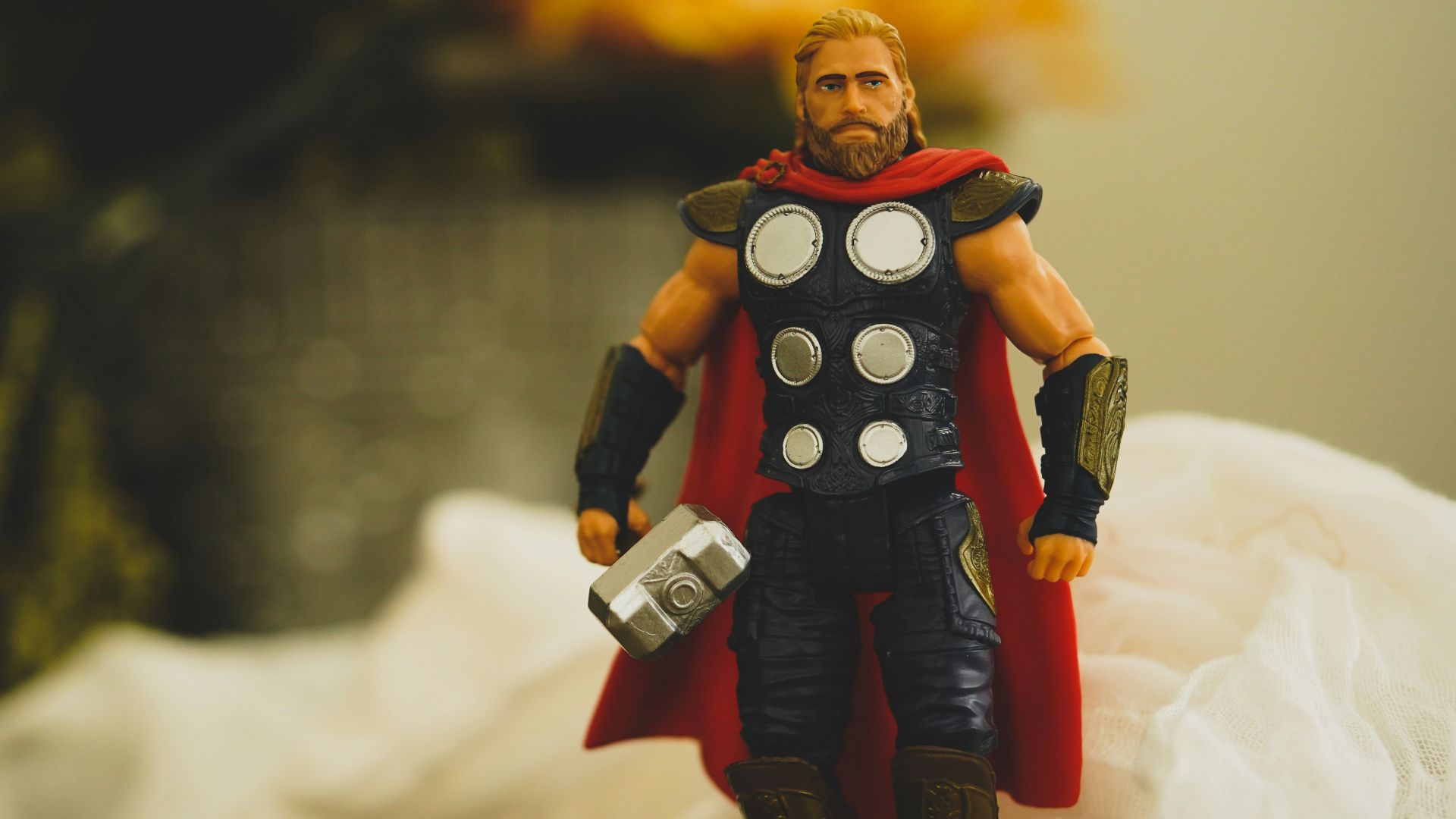 lego minifig on brown wooden table