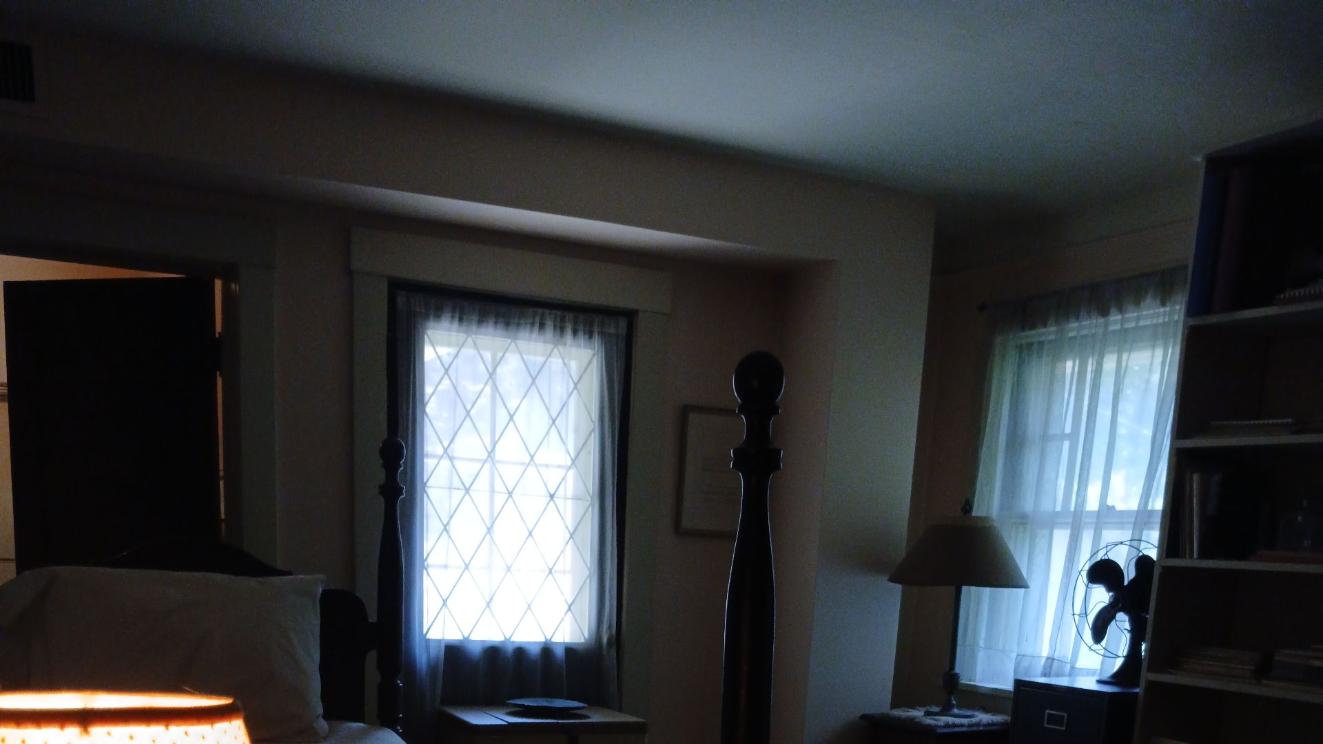 File:Thomas Hart Benton Home and Studio State Historic Site - home - a dark bedroom.jpg