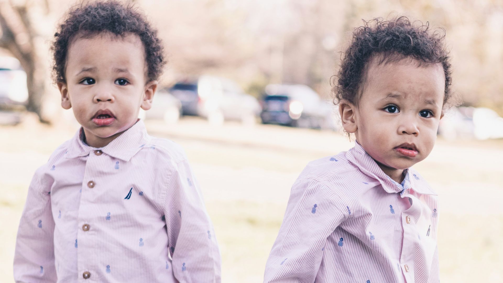 boy in white button up shirt standing on green grass field during daytime