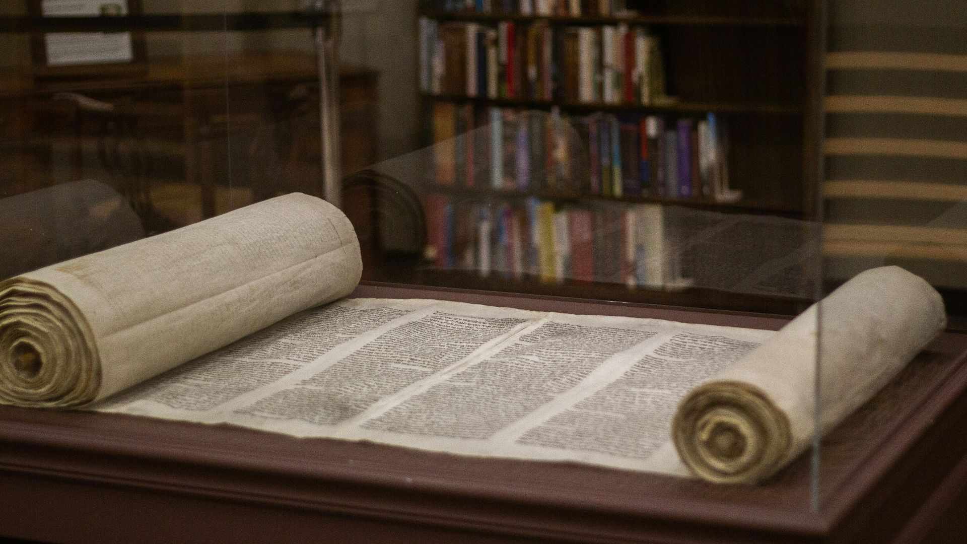 white and brown wooden table