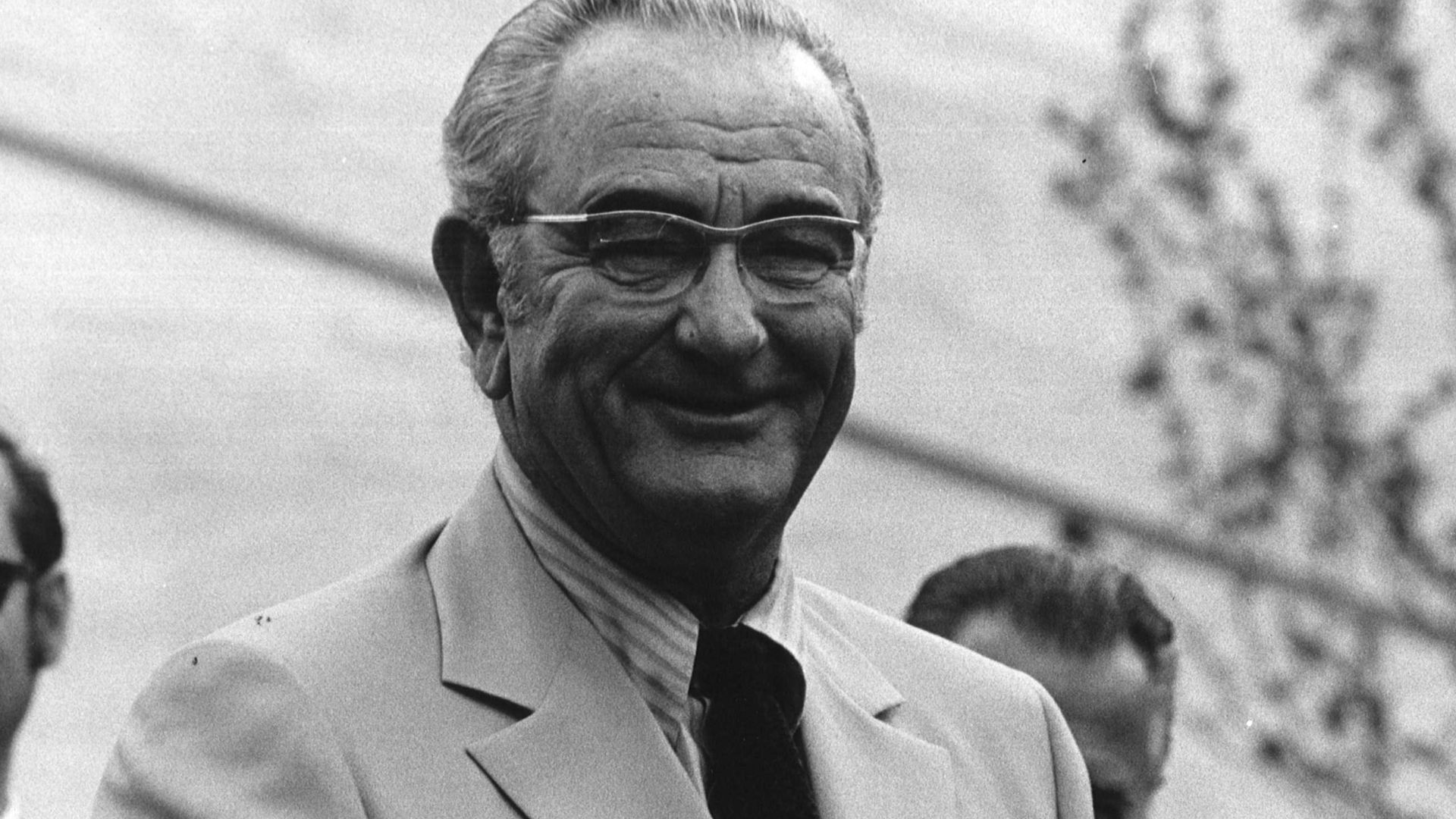 File:Lyndon B Johnson at LBJ library dedication.jpg