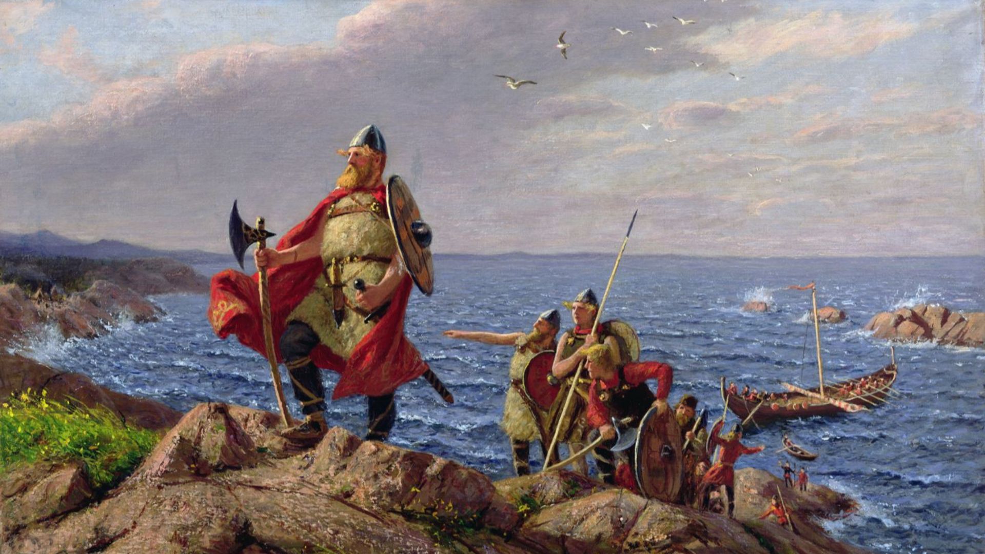 File:Leif Erikson Discovers America Hans Dahl.jpg