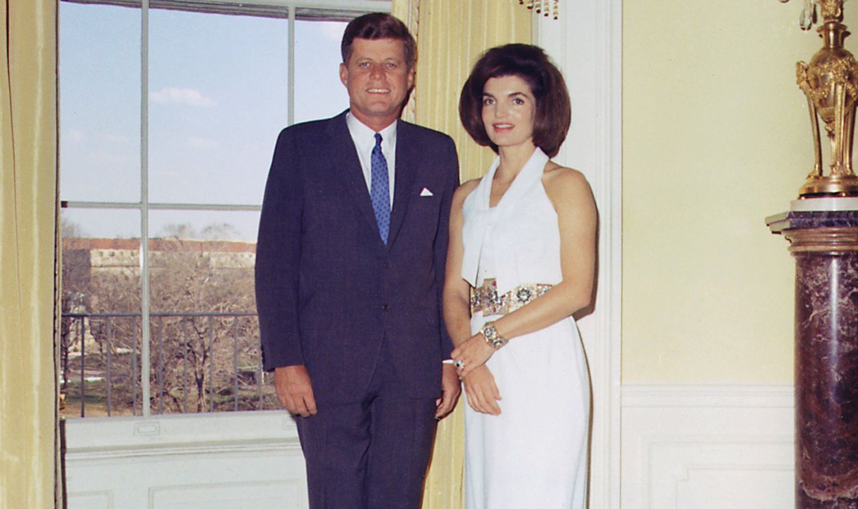 John F. Kennedy and Jackie Kennedy 