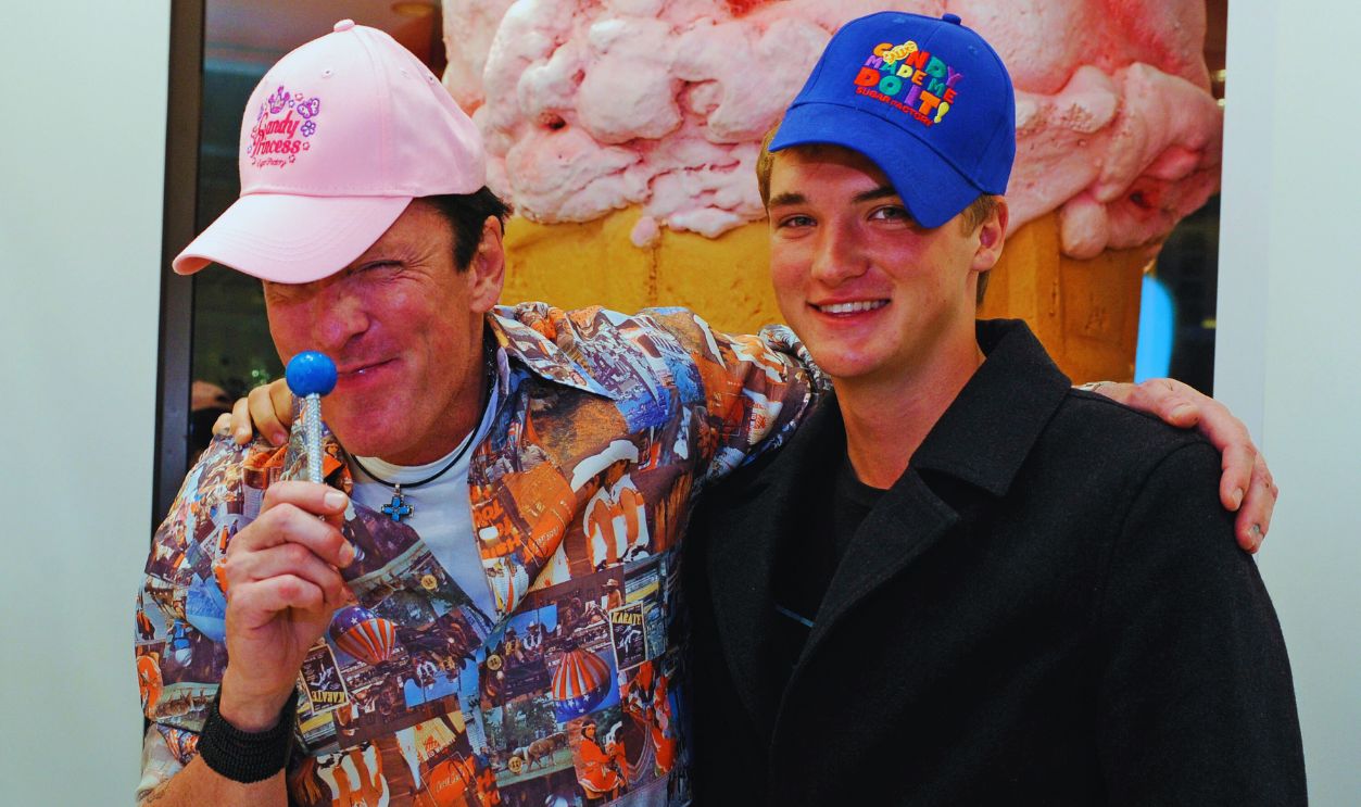Gettyimages - 119293046, Michael Madsen Dines At Sugar Factory American Brasserie At Paris Las Vegas LAS VEGAS, NV - JULY 16: Actor Michael Madsen (L) and his son, Hudson Madsen, attend the Sugar Factory at the Paris Las Vegas on July 16, 2011 in Las Vegas, Nevada.