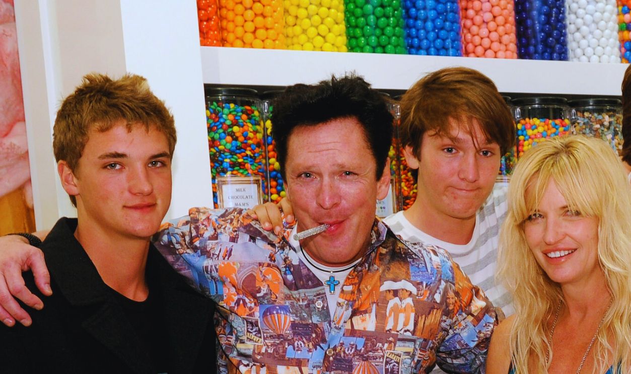 Gettyimages - 119293052, Michael Madsen Dines At Sugar Factory American Brasserie At Paris Las Vegas LAS VEGAS, NV - JULY 16: (L-R) Hudson Madsen, actor Michael Madsen, Max Madsen, Luke Madsen, DeAnna Madsen, Christian Madsen and Kalvin Madsen attend the Sugar Factory at the Paris Las Vegas on July 16, 2011 in Las Vegas, Nevada