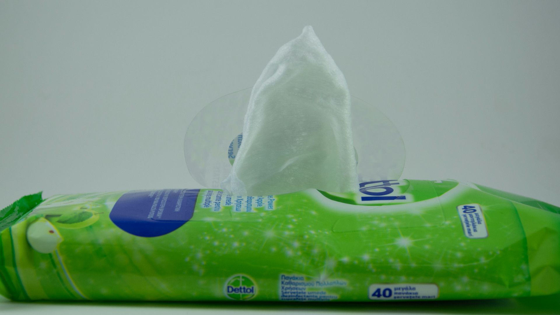 green and blue labeled pack