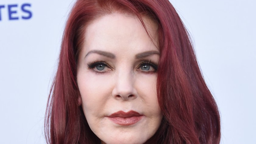 Priscilla Presley arrives for the 2019 Humane Society Gala