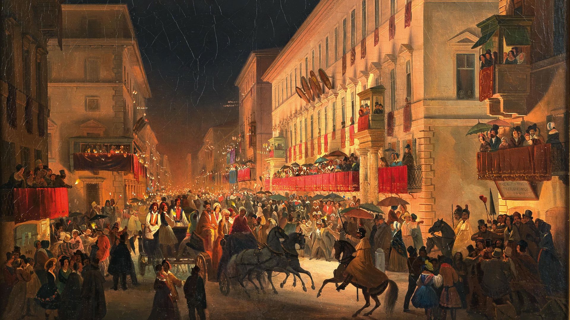 File:Ippolito Caffi - Carnival in Rome, the Feast of Moccoletti.jpg