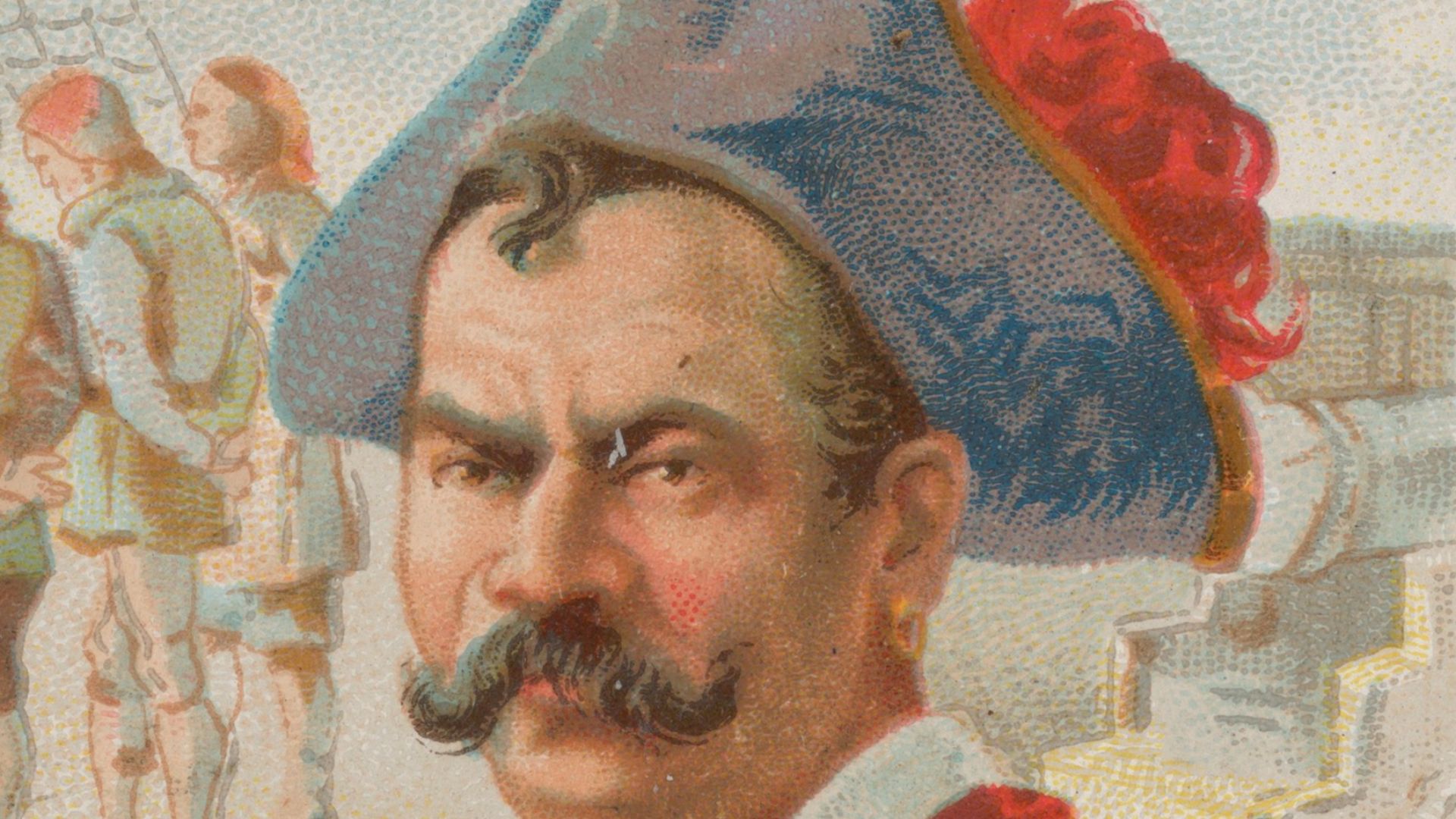 File:Bart Roberts, Trying Deserters, from the Pirates of the Spanish Main series (N19) for Allen & Ginter Cigarettes MET DP835008.jpg