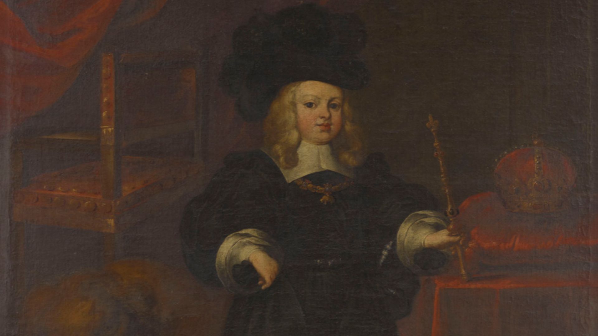File:Attributed to artist and workshop of Juan Bautista Martínez del Mazo (1610-15-1667) - Carlos II, King of Spain as a Child (1661-1700) - RCIN 404964 - Royal Collection.jpg