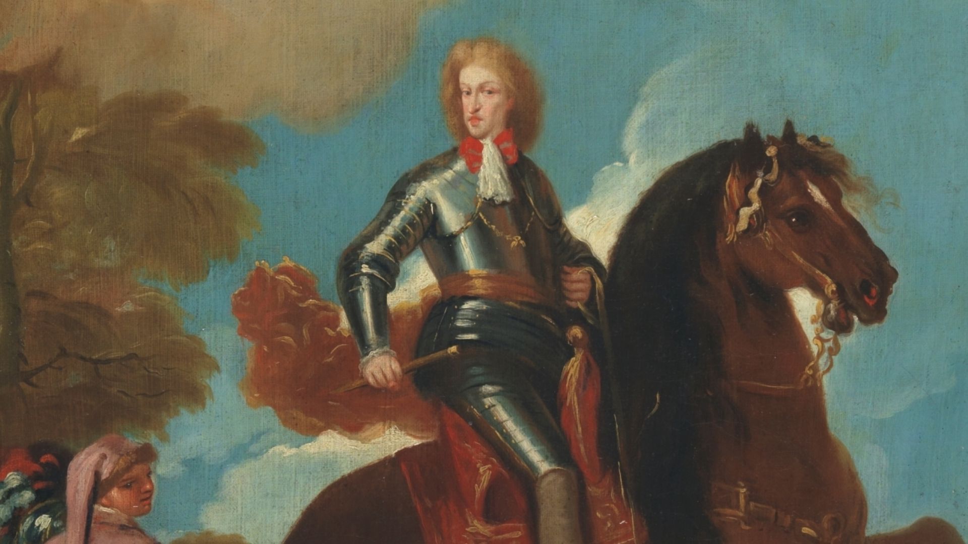 File:Charles II, King of Spain, on horseback (by anonymous artist) - Museo del Prado, Madrid.jpg
